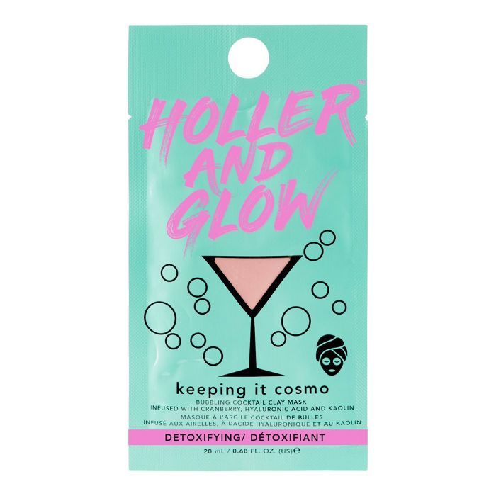 Holler and Glow Keeping It Cosmo Fizzing Clay Mask - 0.68 fl oz | Target