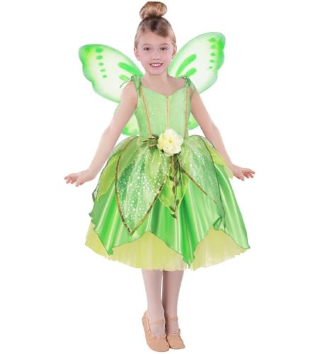 MDYCW Princess Tinker Bell Costume for Toddler Girls, Birthday Party Fairy Dress Up, Special Occasion Dress with Wings, Tinker Bell | Amazon (US)
