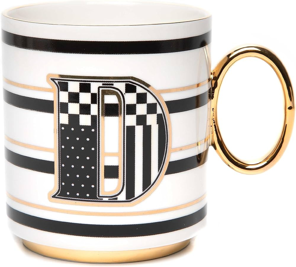 MACKENZIE-CHILDS My Mug, Decorative Ceramic Coffee Cup with Handle, D | Amazon (US)