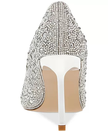 Steve Madden Women's Classie Pointed-Toe Rhinestone Stiletto Pumps - Macy's | Macys (US)