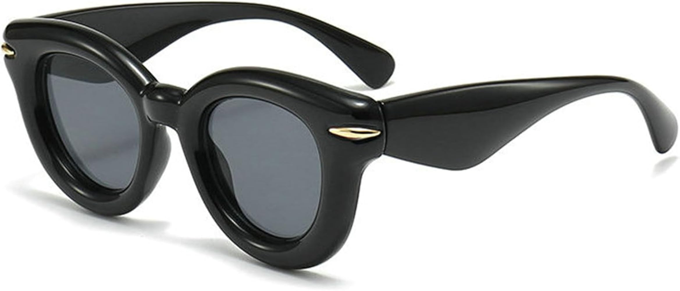 willochra Oversized Cat Eye Sunglasses for Women Cute Oval Thick Frame Cateye Sun Glasses Chic Re... | Amazon (US)