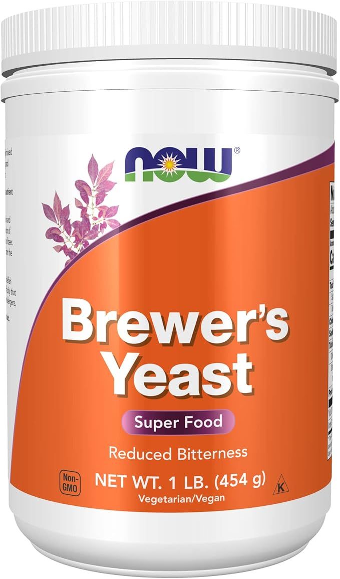 NOW Supplements, Brewer's Yeast Powder with naturally occurring Protein and B-Vitamins, 1-Pound | Amazon (US)