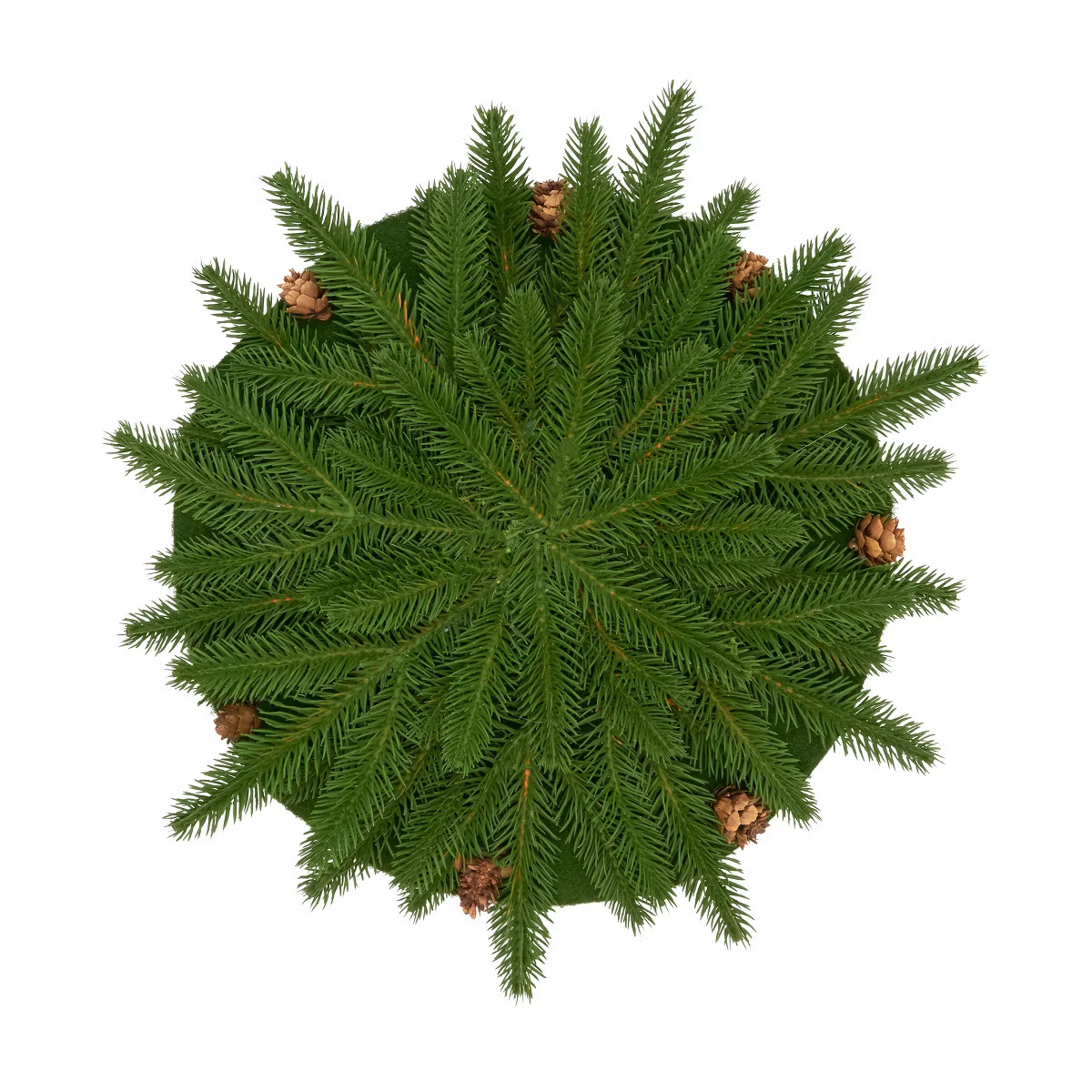 Saro Lifestyle Rustic Pinecone Placemat (Set of 4), 15", Green | Target
