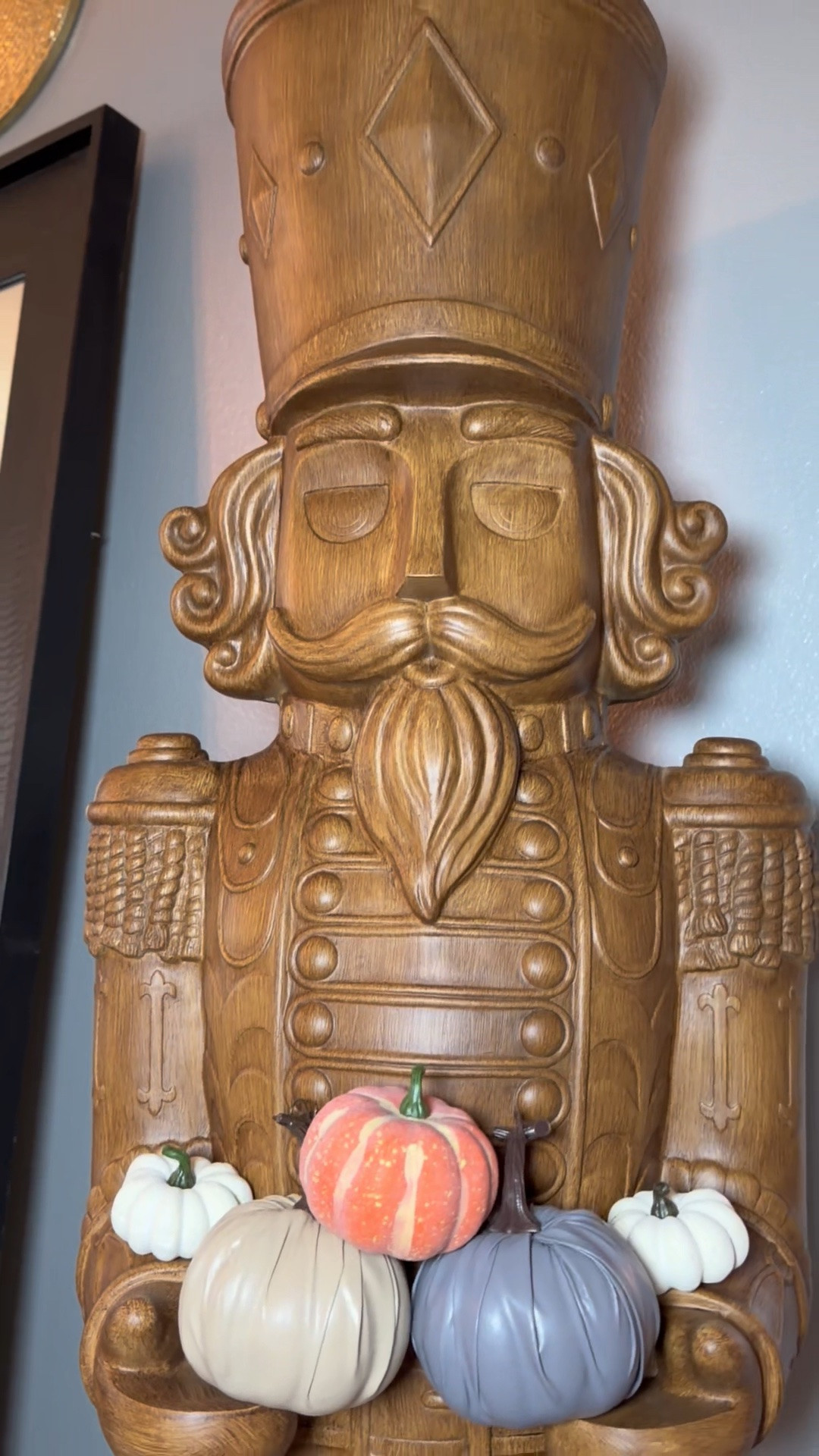🎄🍂 Who says a nutcracker is only for Christmas?!

This trending 6-ft Nutcracker is classic, elegant, timeless—and way too impressive to only showcase for one season! Limited stock remaining! This will sell out!

His neutral faux-wood finish adds so much warmth and character, making him easy to style throughout the year. 🤎

Mine is officially ready for FALL! 🍁🎃 I replaced the gift boxes he was holding with assorted pumpkins that coordinate with my home’s aesthetic, and now he blends seamlessly with my fall decor.

This is exactly why I love finding pieces that can transition from season to season. Next stop…Christmas! 🎄

#FallDecor #Nutcracker #FallHomeDecor #SeasonalDecor #HomeDecorInspo #CuratedByAubree

#LTKHome