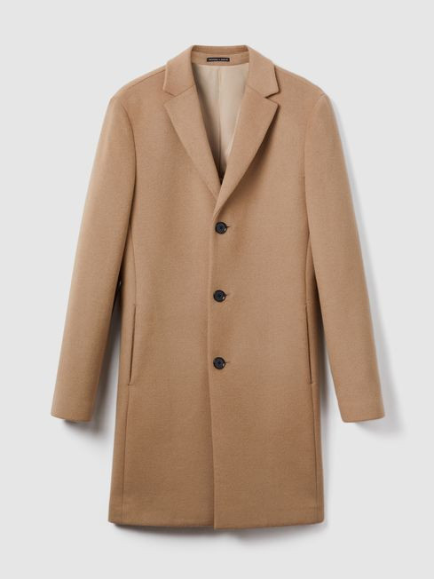 Gable
                Wool Blend Single Breasted Epsom Overcoat | Reiss US