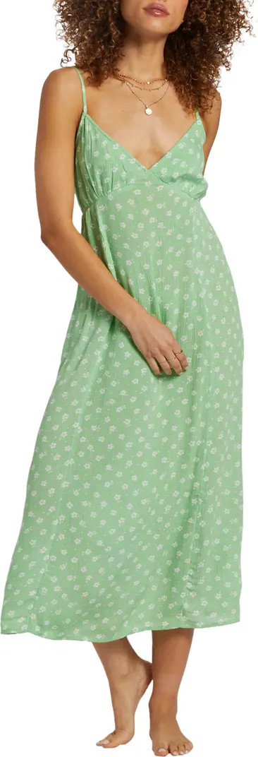 Billabong Shine Floral Midi Slipdress | Nordstrom | Nordstrom