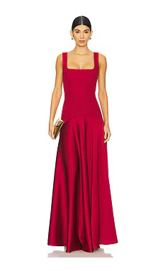 L'Academie by Marianna Sidney Gown in Oxblood from Revolve.com | Revolve Clothing (Global)