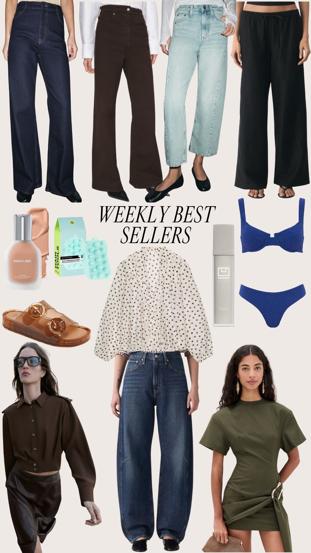 Your top favorite items! Sharing best sellers and the most loved pieces from this past week! ✨

Target
Zara
Brown Jeans
Denim
Jelly sandals
Mini dress
Swimwear
Bikini
Sunglasses
Hair tools
Foundation 
Makeup
Skincare

#LTKootd #LTKgrwm #LTKBeauty