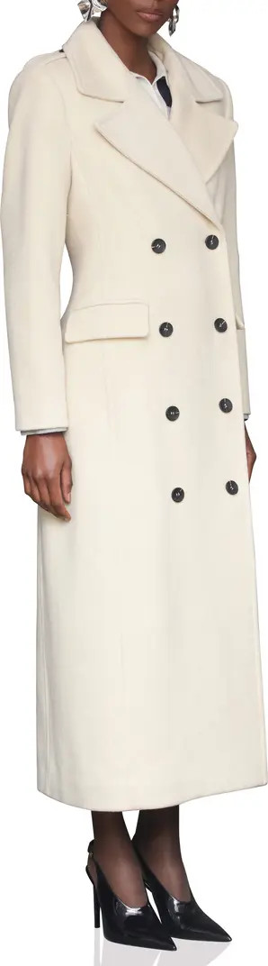 Avec Les Filles Double Breasted Maxi Coat | Nordstrom | Nordstrom