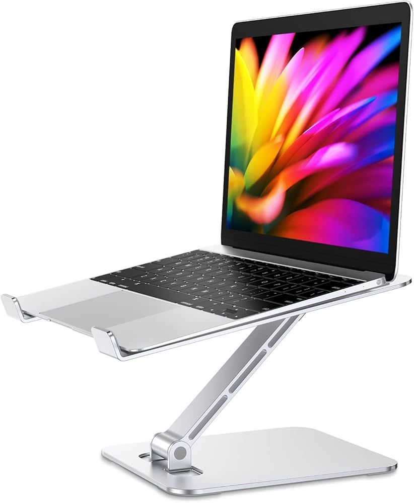 Zewwen Laptop Stand for Desk, Ergonomic Adjustable Foldable Computer Stand with Heat-Vent, Alumin... | Amazon (CA)