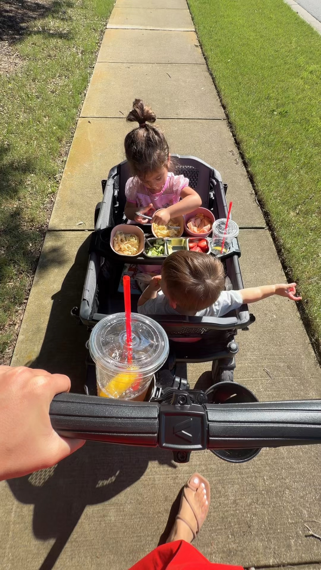 Mom hack for the nights you’re too tired to cook and clean 😂✨

We take our toddlers on a walk in our Veer wagon and they love it!! Dinner to go for kids!

#LTKdayinmylife #LTKmomlife #LTKKids