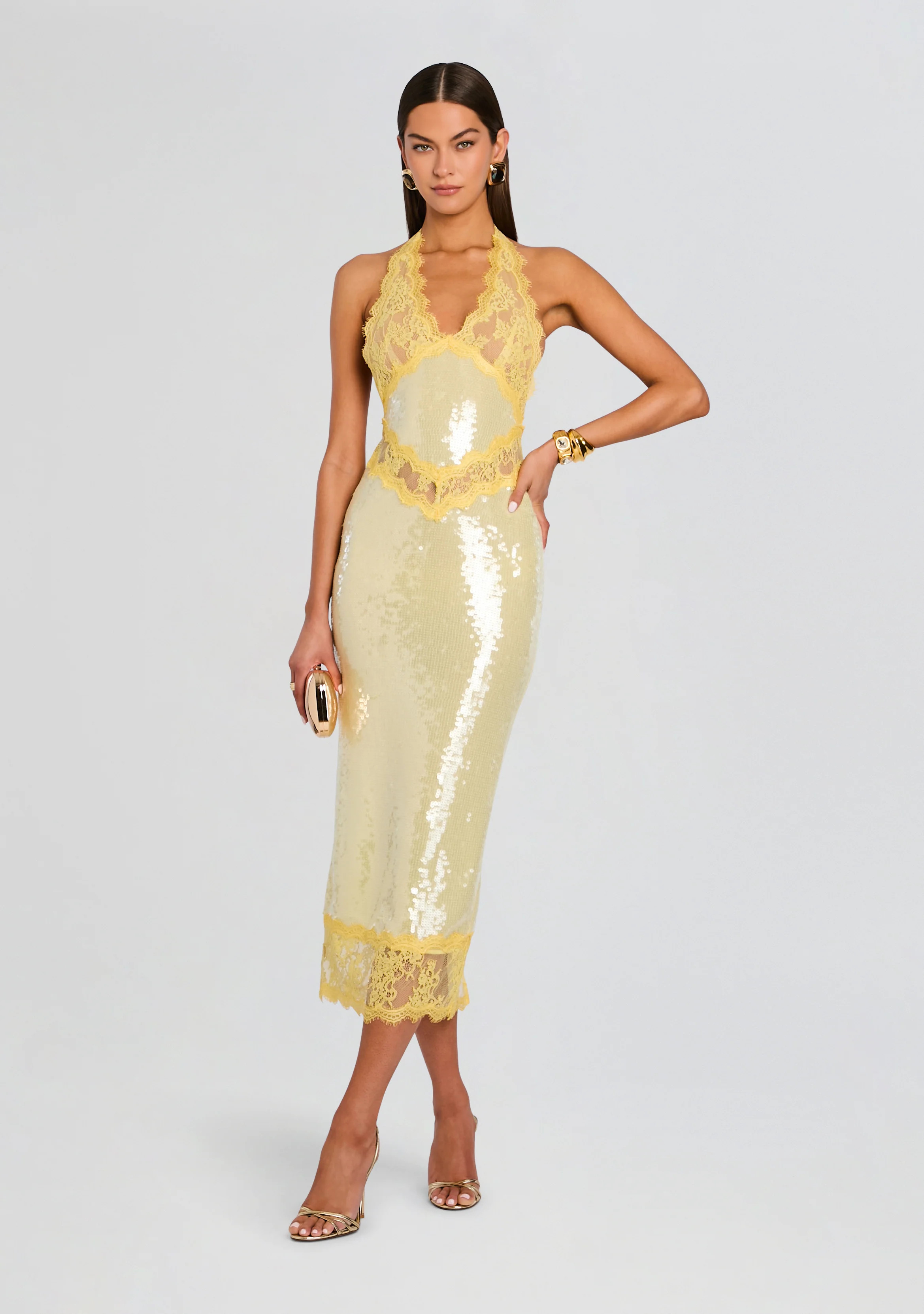 Vicky Sequin Lace Dress | Retrofete