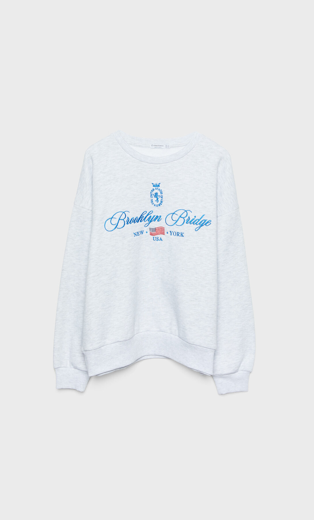 Sweat brodé - Mode femme | Stradivarius France | Stradivarius (FR)