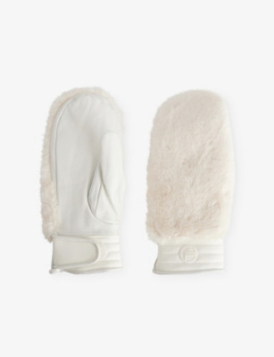 Fleece-Lined Faux-Fur Ski Mittens | Selfridges