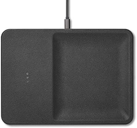 Amazon.com: Courant Catch:3 Classics - Italian Leather Wireless Charging Station & Valet Tray - Q... | Amazon (US)