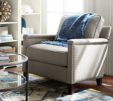 Tyler Square Arm Chair | Pottery Barn (US)