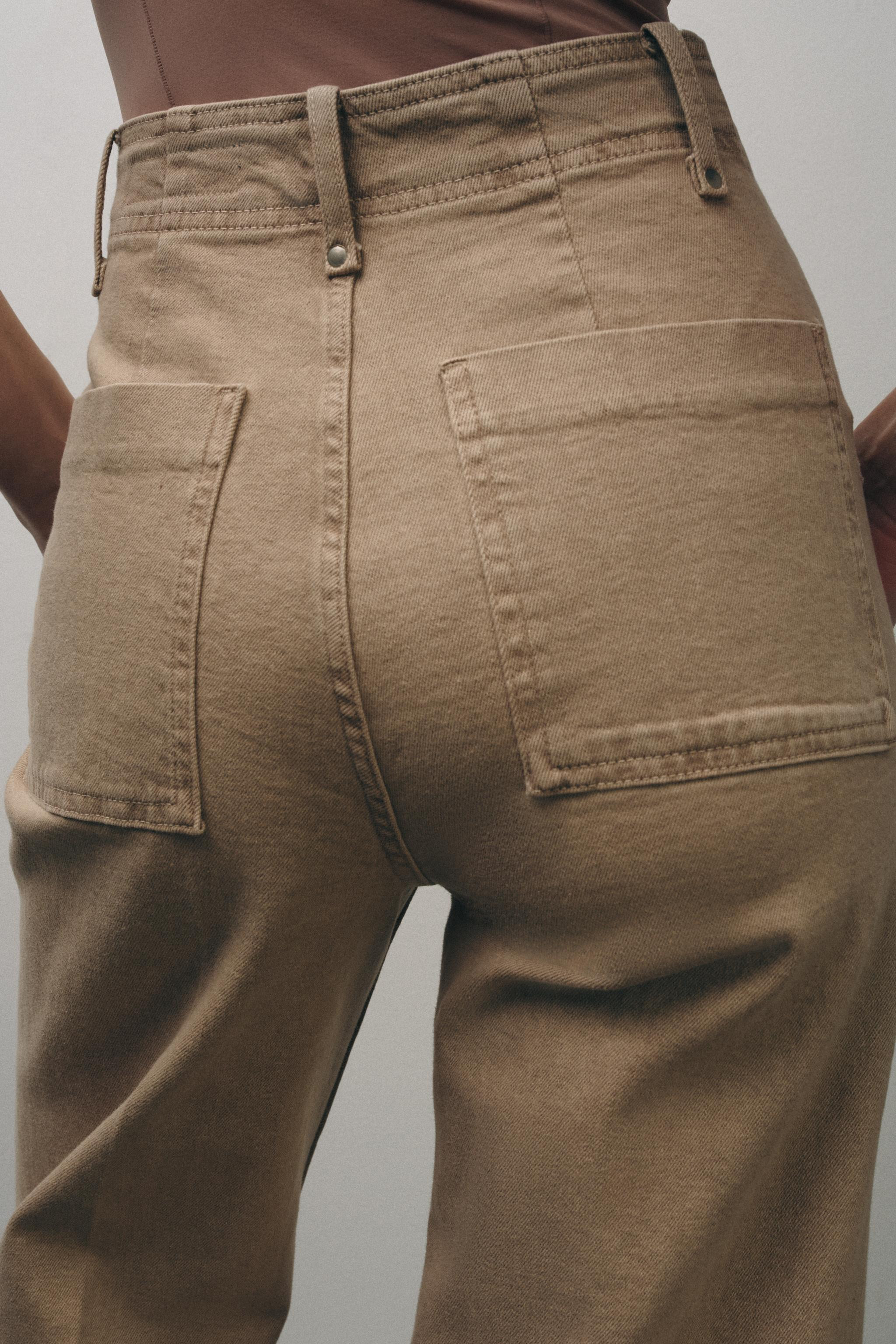ZW COLLECTION HIGH WAIST WIDE LEG JEANS | Zara US