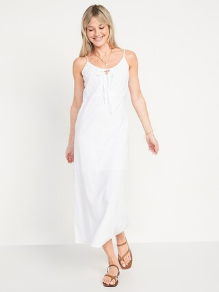 Crinkled Maxi Cami Shift Dress for Women | Old Navy (US)