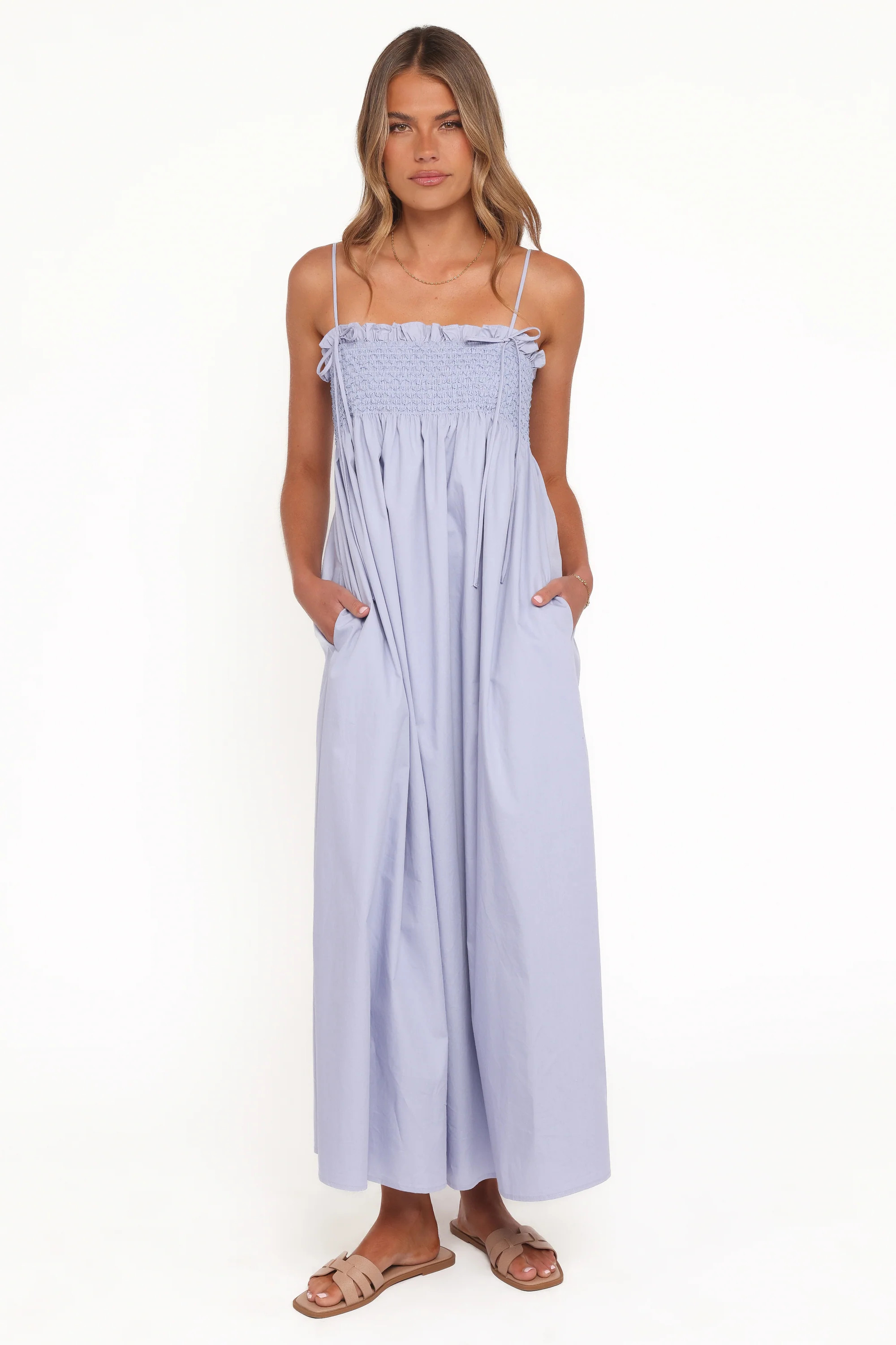 Josie Maxi Dress - Cornflower Blue | Petal & Pup (US)