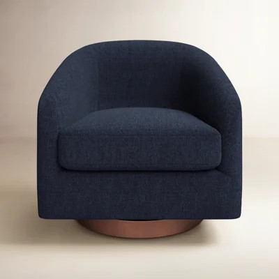 Bennett Upholstered Swivel Barrel Chair | Wayfair North America