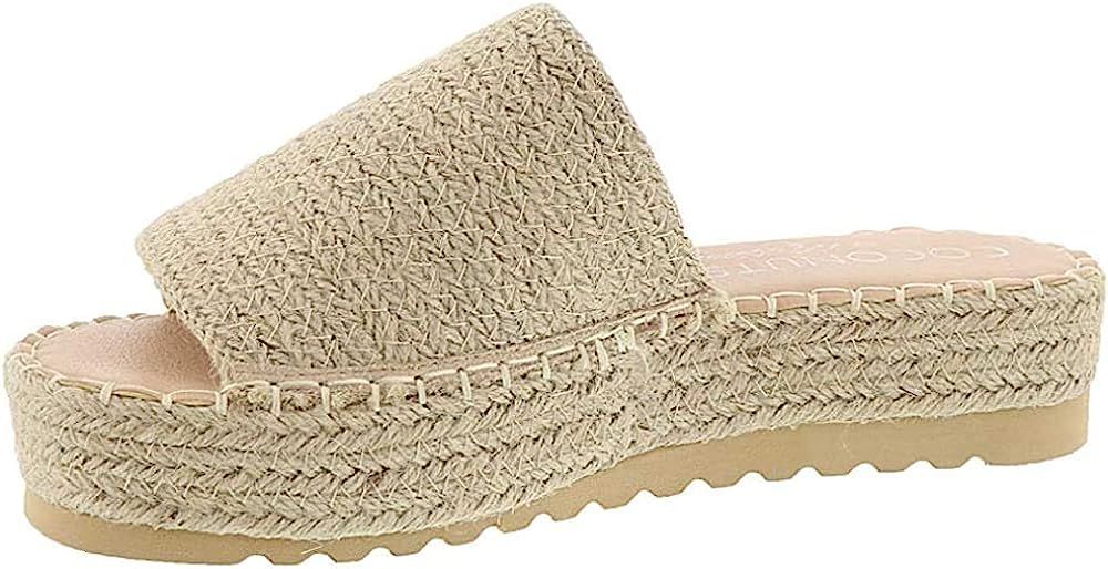 COCONUTS by Matisse Womens Del Mar Espadrille Sandals Sandals Casual - Beige - Size 8 B | Amazon (US)