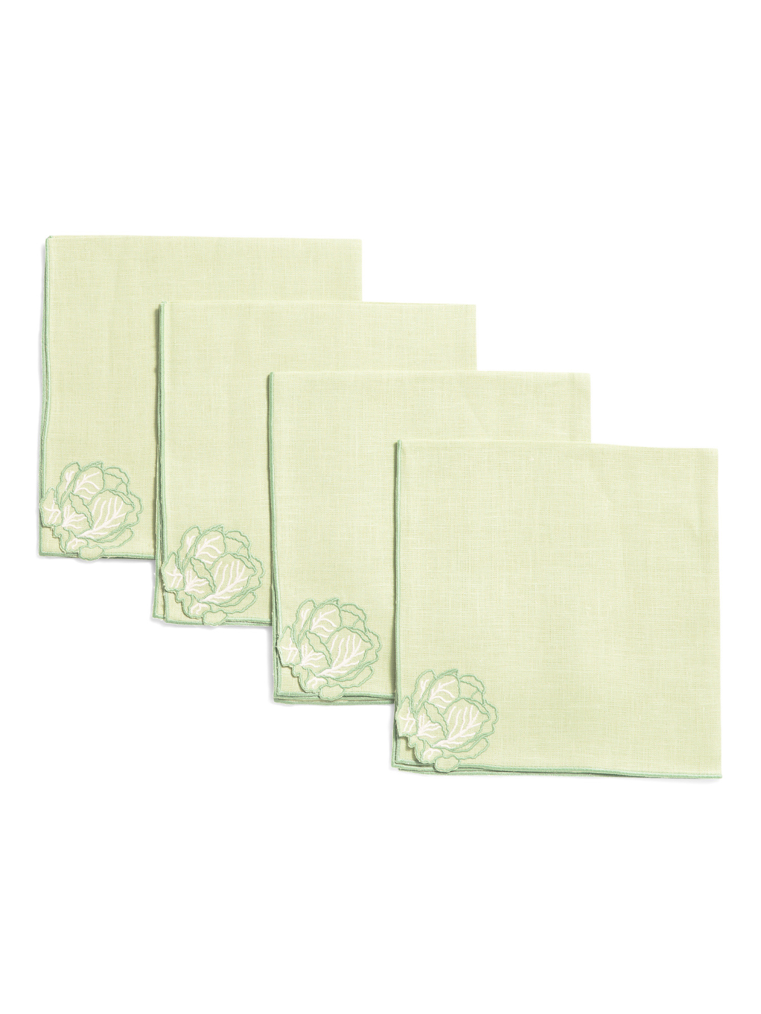 Set Of Four Cabbage Dinner Napkins | TJ Maxx