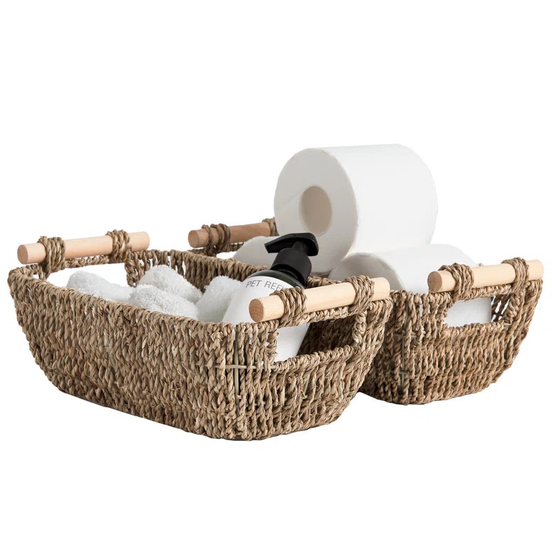 Handwoven Wicker Basket Set (Set of 2) | Wayfair North America