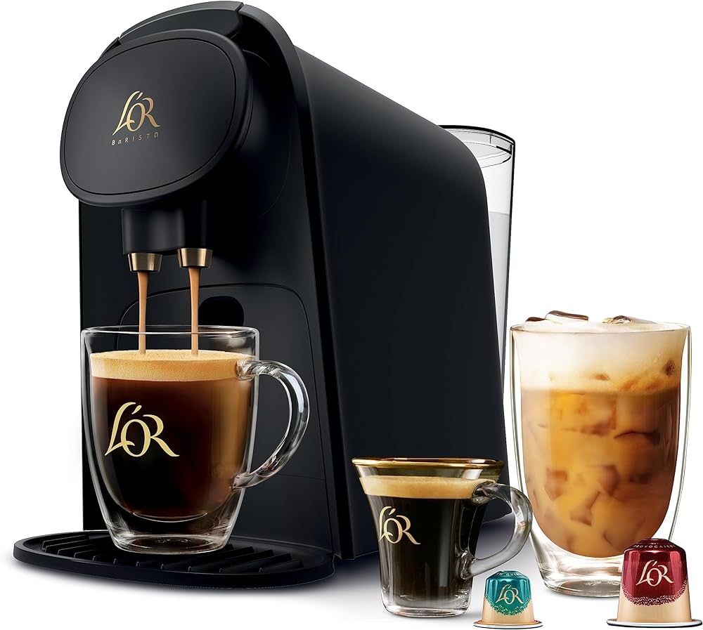 L'OR Barista System Coffee and Espresso Machine Combo by Philips, Black | Amazon (US)