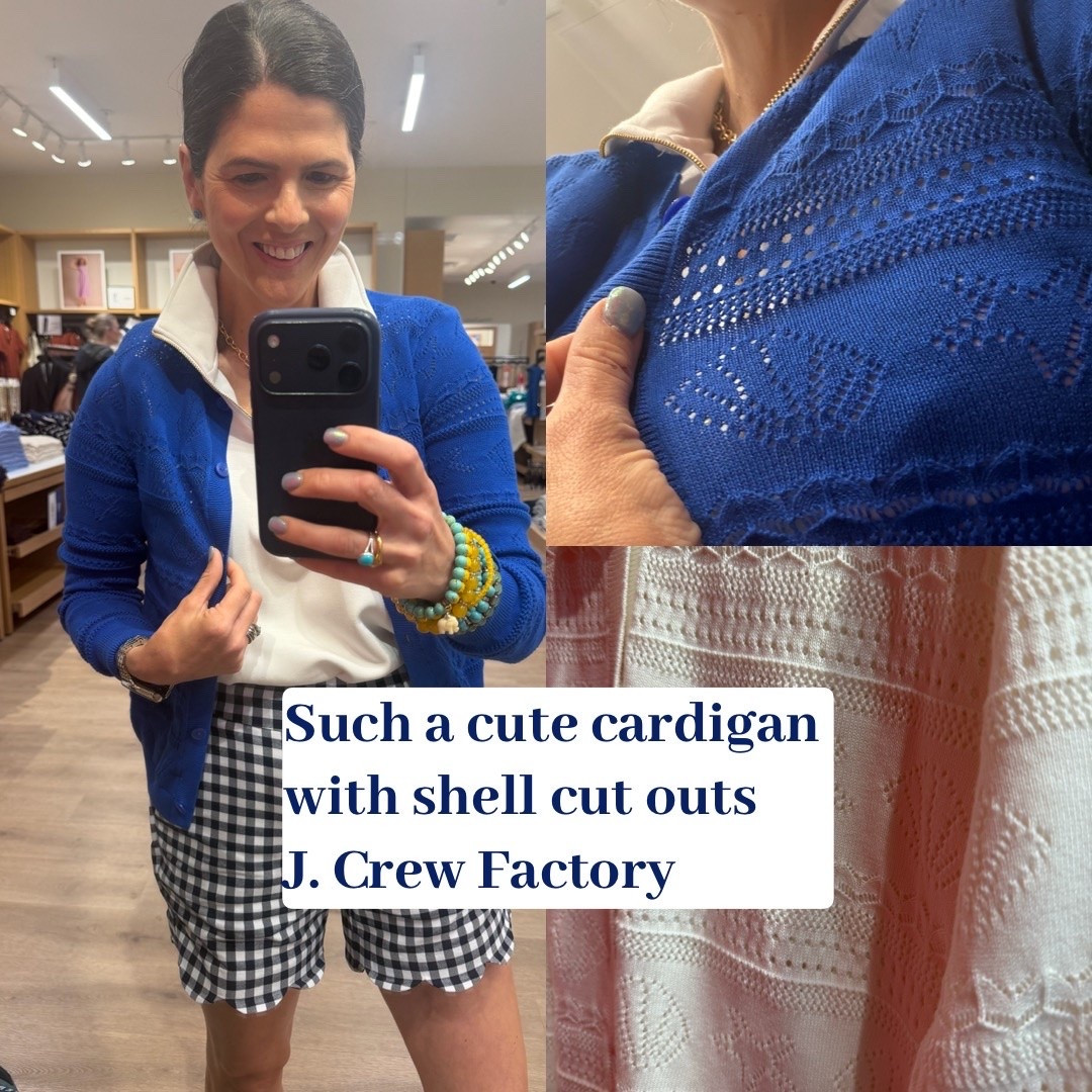 Such a cute cut out #nautical #cardigan #jcrewfactory