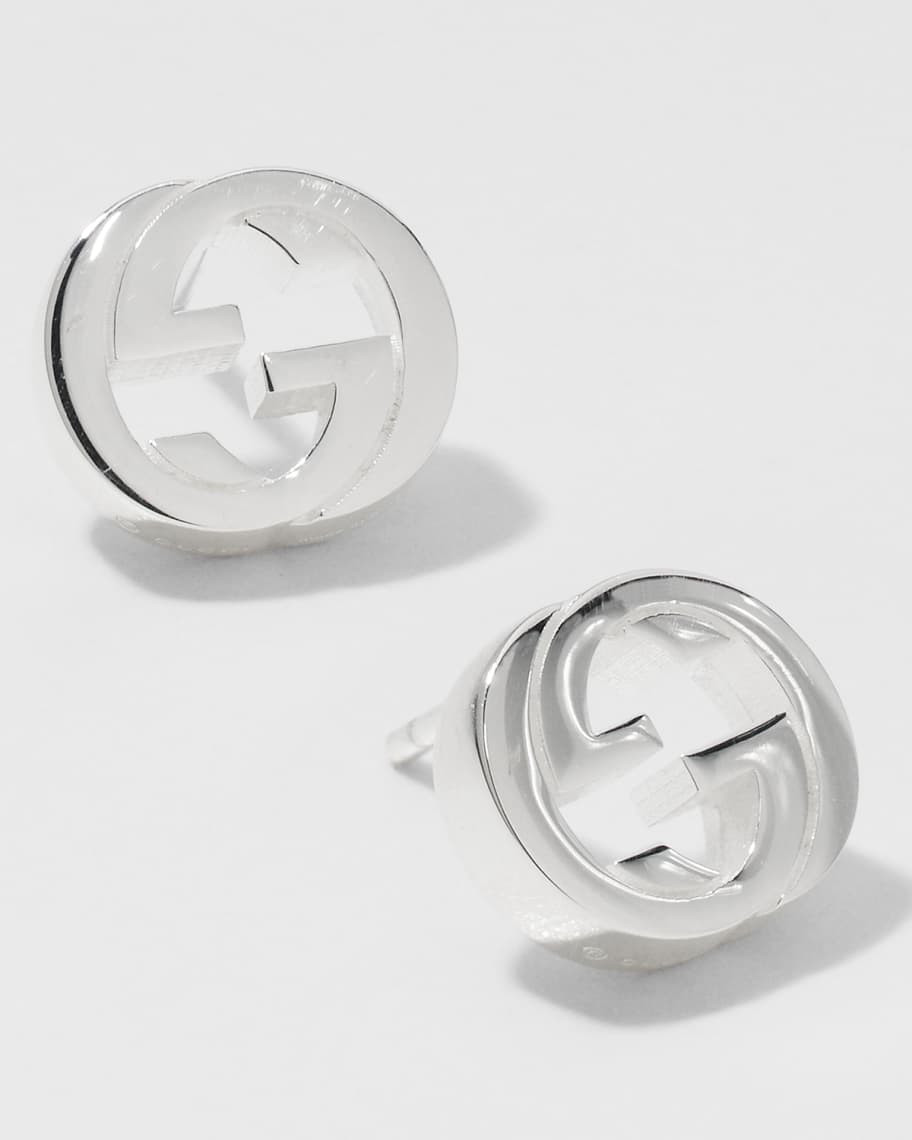 Gucci Interlocking G Stud Earrings | Neiman Marcus