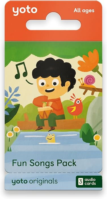 YOTO Fun Songs Pack - 3 Kids Audiobook Cards for Use with Player & Mini All\u2013in\u20131 Audio ... | Amazon (US)
