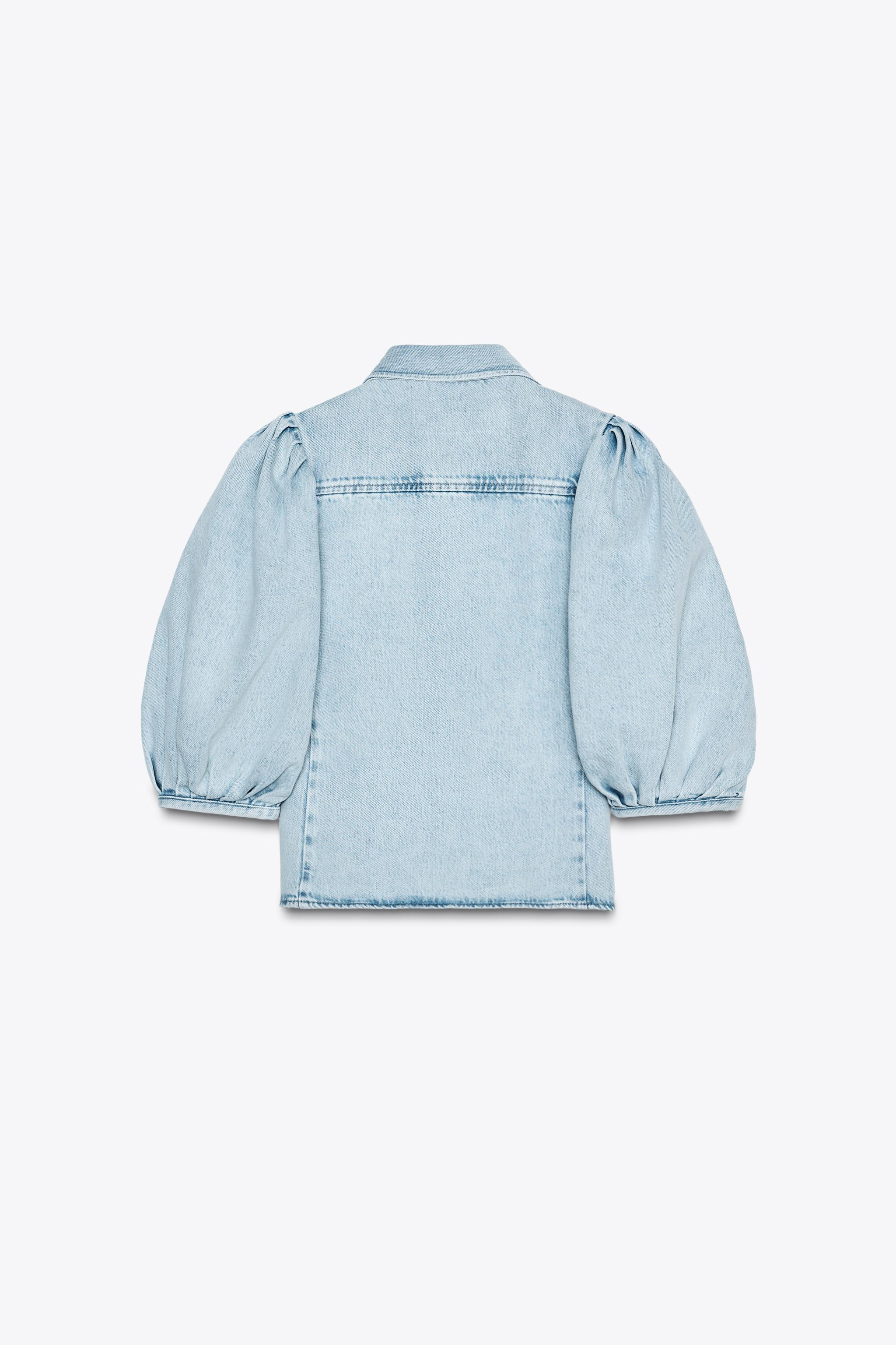 ZW COLLECTION DENIM BLOUSE | Zara US