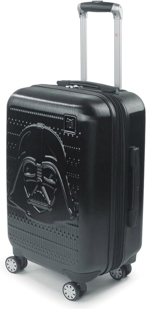 FUL Star Wars Darth Vader 22 Inch Rolling Luggage, Embossed Hardshell Carry On Suitcase with Whee... | Amazon (US)