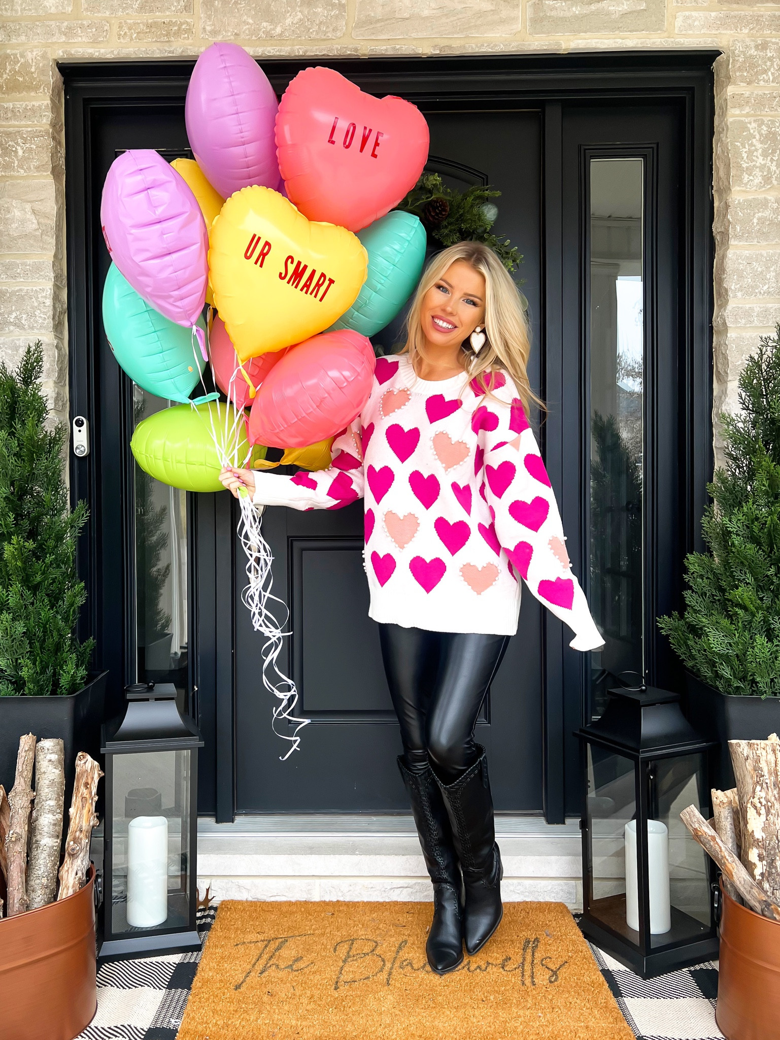 Valentine’s Day. Valentine’s Day decor. Valentine’s Day sweater. Valentine’s Day ideas. Heart balloons  

#LTKhome #LTKunder100 #LTKSeasonal