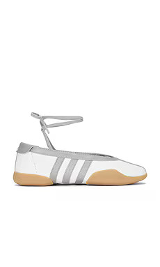 adidas Originals Taekwondo Mei Ballet in Footwear White, Metallic Silver & Gum 3 from Revolve.com | Revolve Clothing (Global)