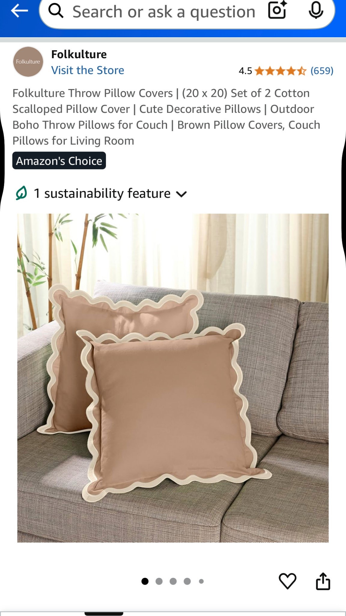 Two pillow cases for $16!!! Several different colors. Scallop detail is my favorite ❤️ 

#LTKHome