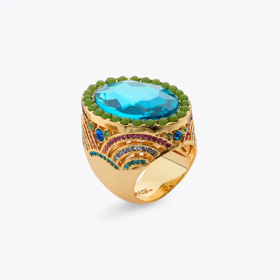 XL OVAL COCKTAIL RING Oval cocktail ring by KURT GEIGER LONDON | Kurt Geiger US