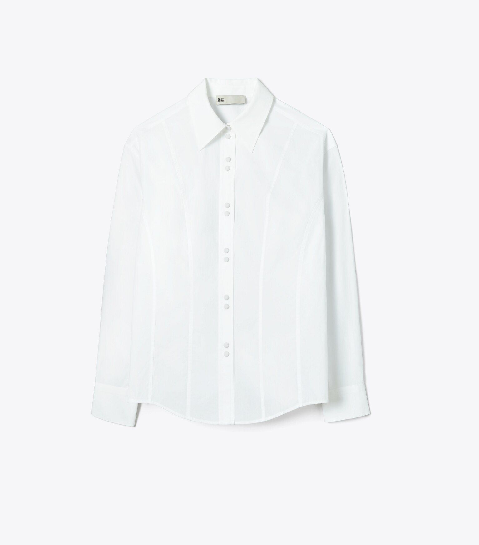 CINCHED COTTON POPLIN SHIRT | Tory Burch (US)