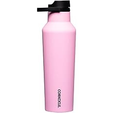 Corkcicle Insulated Canteen Travel Water Bottle, Triple Insulated Stainless Steel, Easy Grip Stra... | Amazon (US)