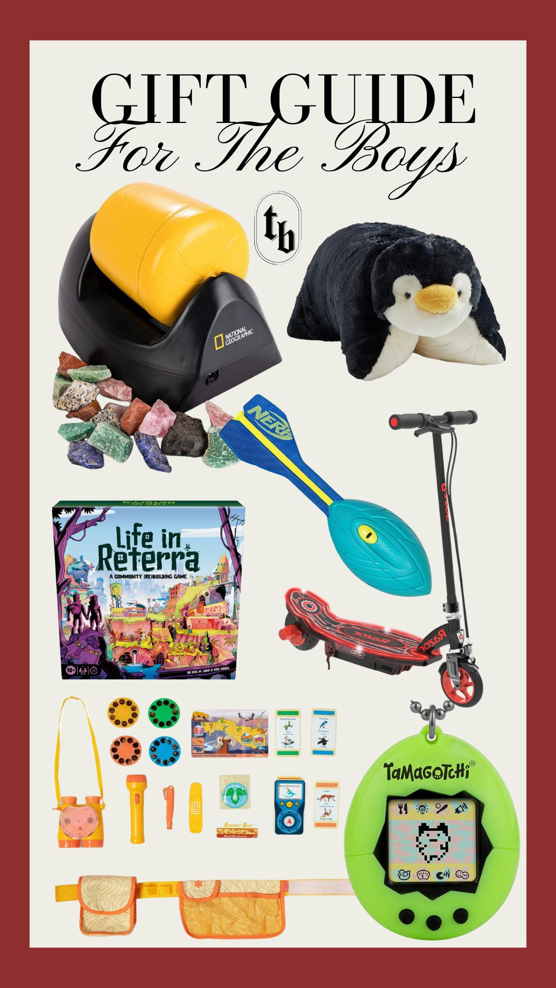the gift guides for boys! 

scooters on sale, plushies, board games, tamagotchi, national geographic kids, nerf  

 #LTKGiftGuide #LTKFindsUnder50 #LTKKids