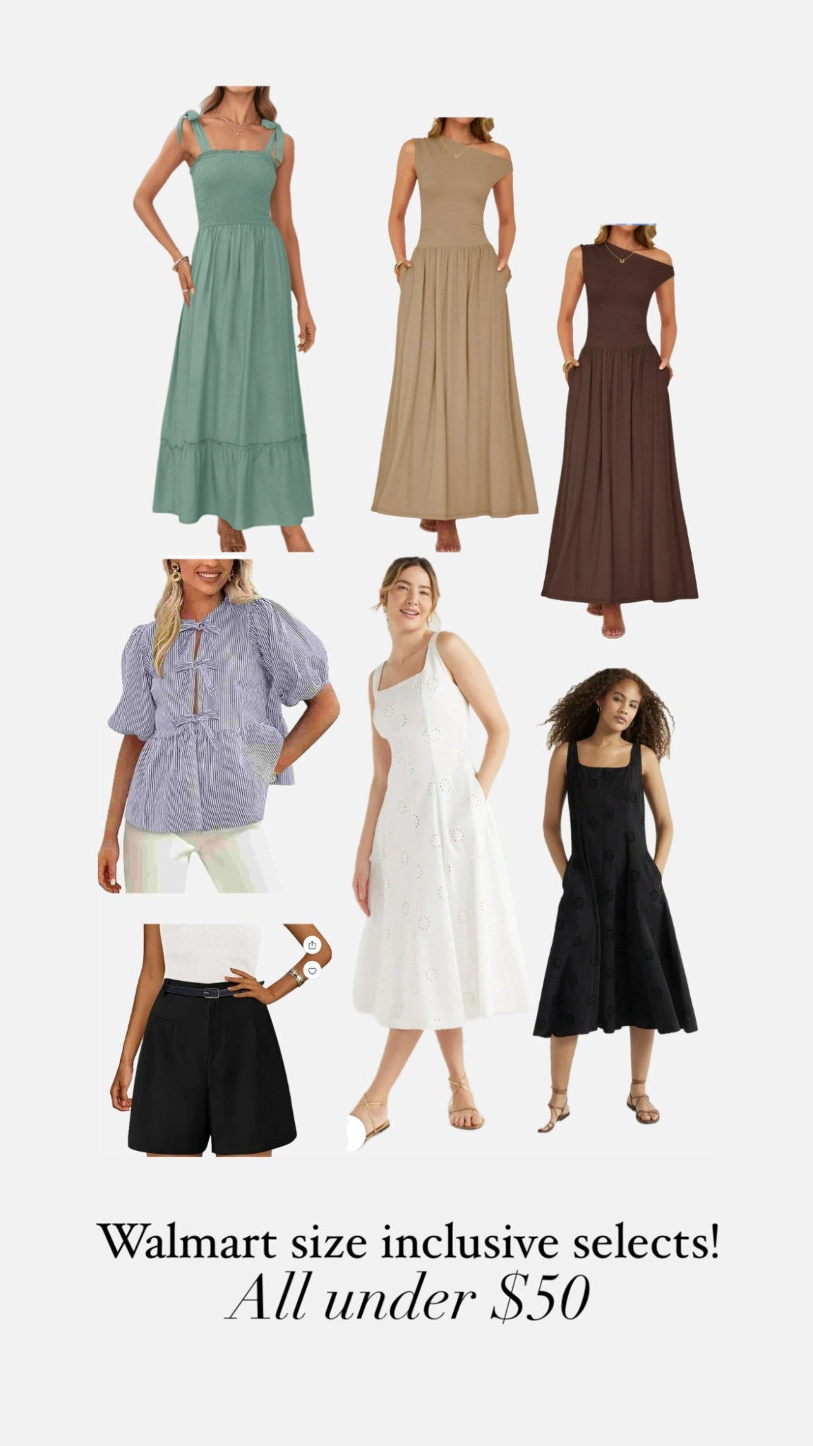Walmart is giving us fashion, size inclusive & all under $50 and I am here for it — daily edit cover from Found by Em