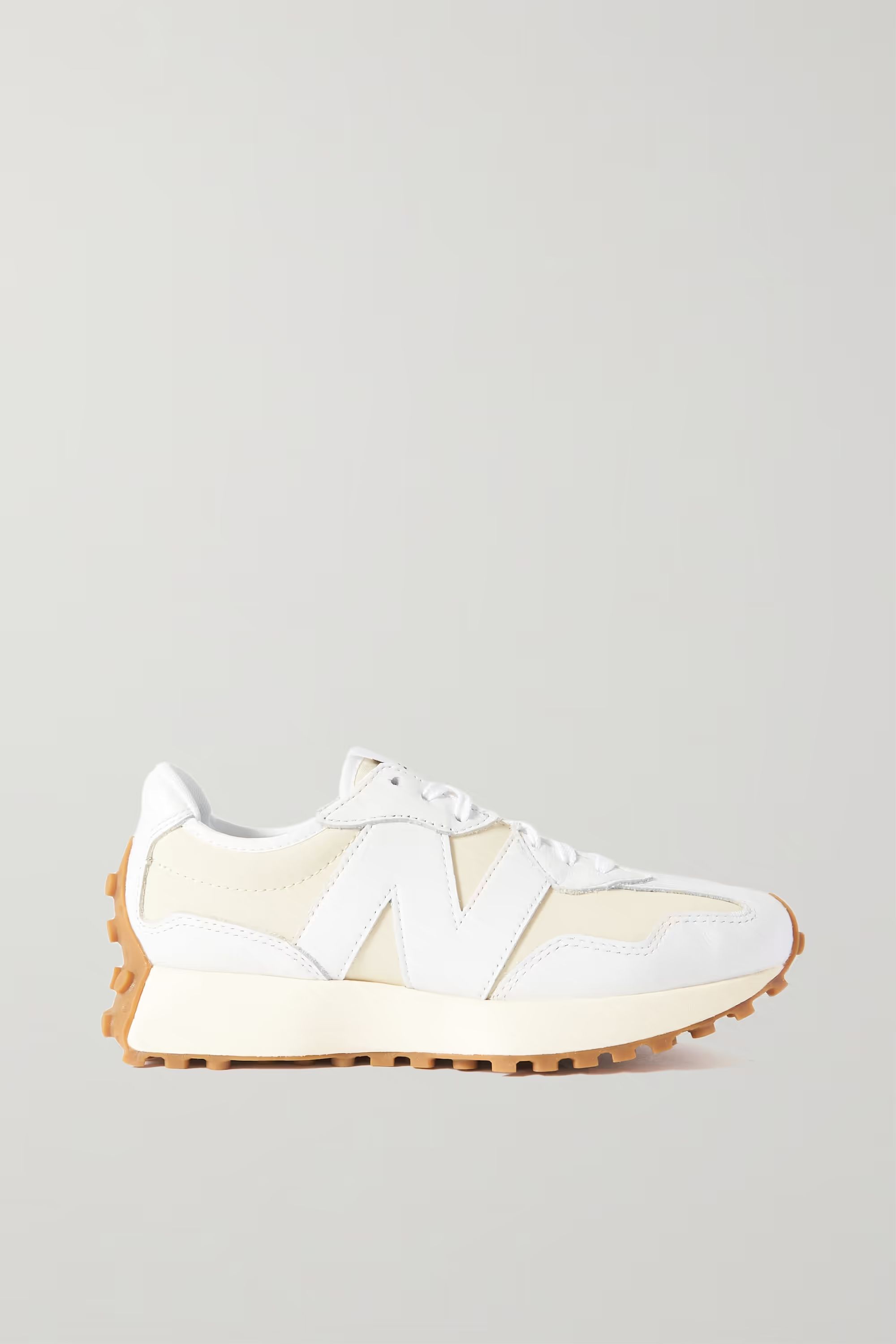 327 mesh-trimmed leather and nubuck sneakers | NET-A-PORTER (UK & EU)