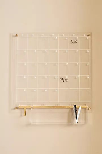 Acrylic Monthly Wall Calendar Bundle | Anthropologie (US)