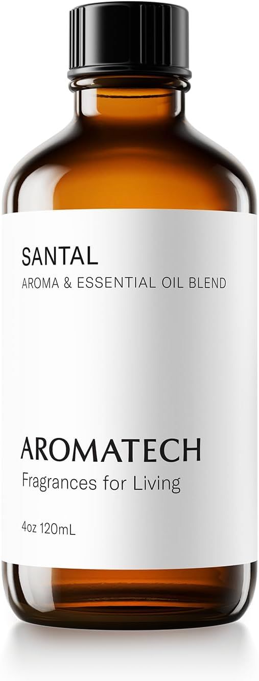 AromaTech Santal Aroma Essential Oil Blend, Aromatherapy with Patchouli and Cedarwood for Diffuse... | Amazon (US)