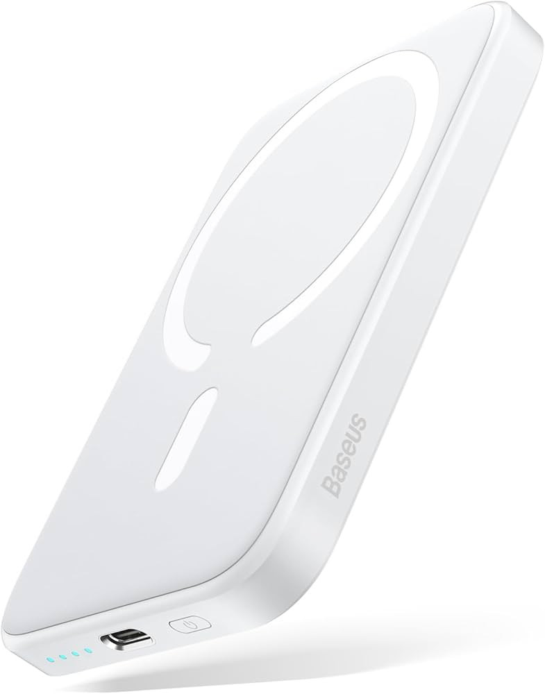 Baseus Magsafe Powerbank 6000mAh, Magnetische Externe Batterie für iPhone 15/14/13/12 Serie, USB... | Amazon (DE)