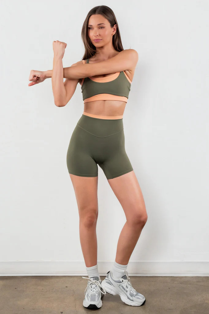 Cloud II™ Contrast Volley Short - Fern | Vitality