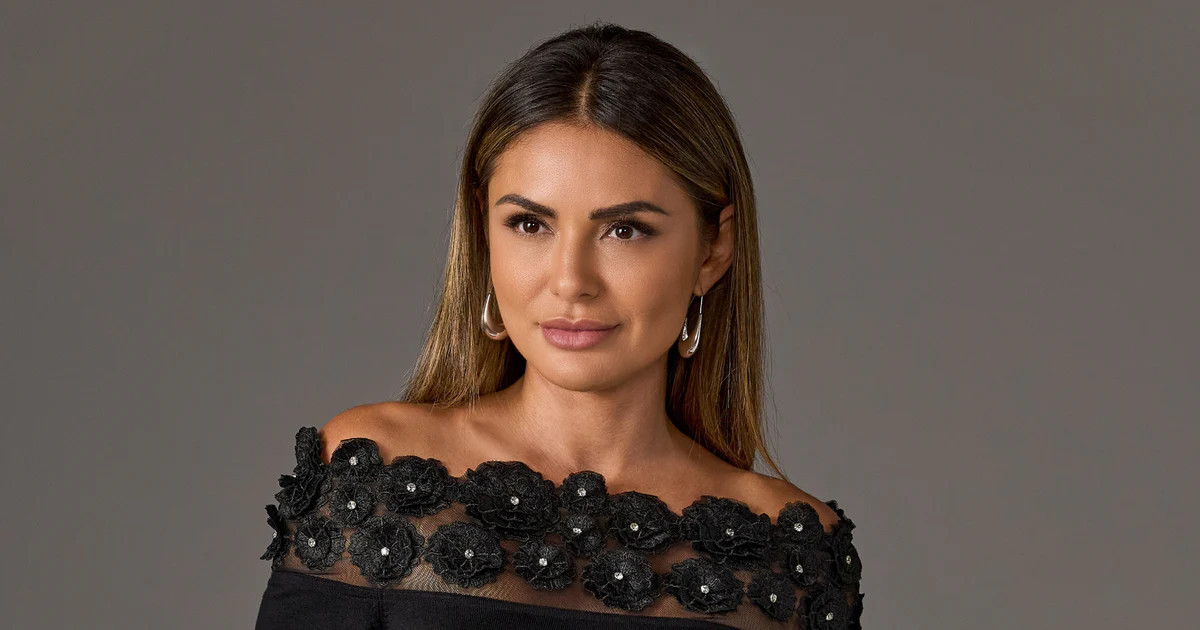 Floral Embellished Off the Shoulder Sweater - Black | Boston Proper | Boston Proper
