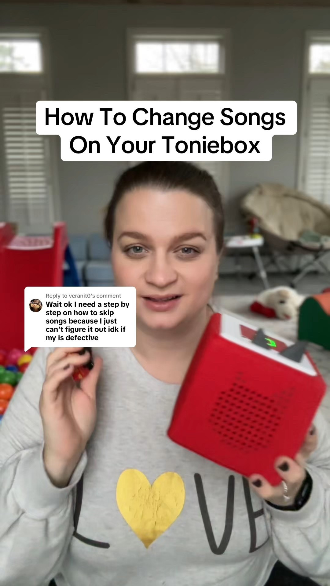 A simple tutorial to show you how to change songs on your toniebox!

#toniebox #tonies #tonieboxreview #toddlertoys 

#LTKKids #LTKBaby #LTKGiftGuide