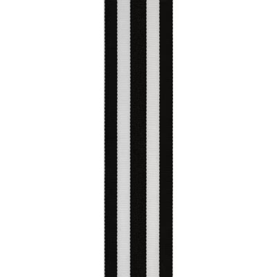 Woven Ribbon 1 1/2" x 9ft Black Mono Stripe - Hand Made Modern® | Target