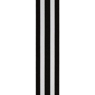 Woven Ribbon 1 1/2" x 9ft Black Mono Stripe - Hand Made Modern® | Target